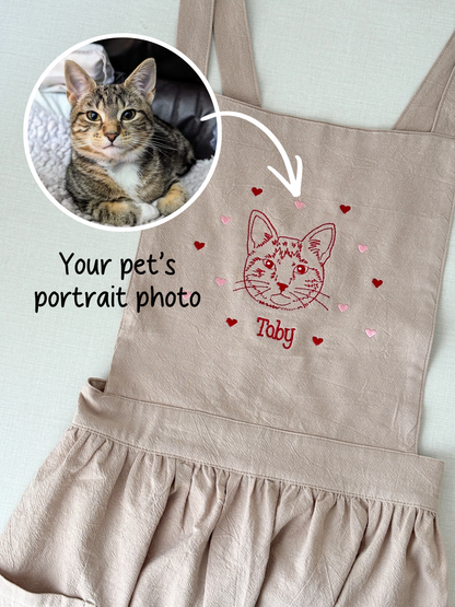 Apron - Pet Love - Custom Pet Image
