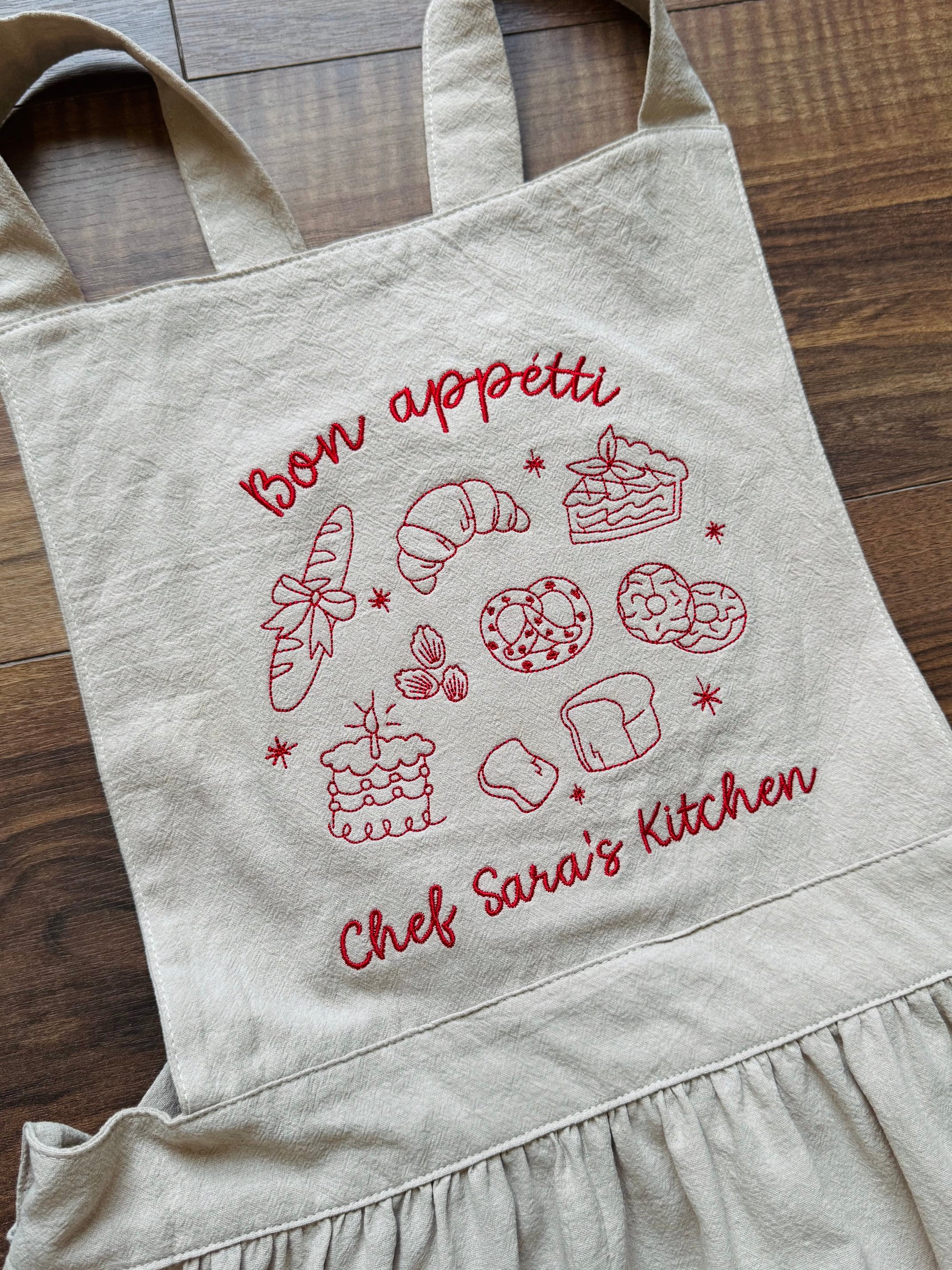 Apron - "Bon Appétit" - Customizable