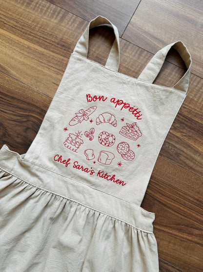Apron - "Bon Appétit" - Customizable