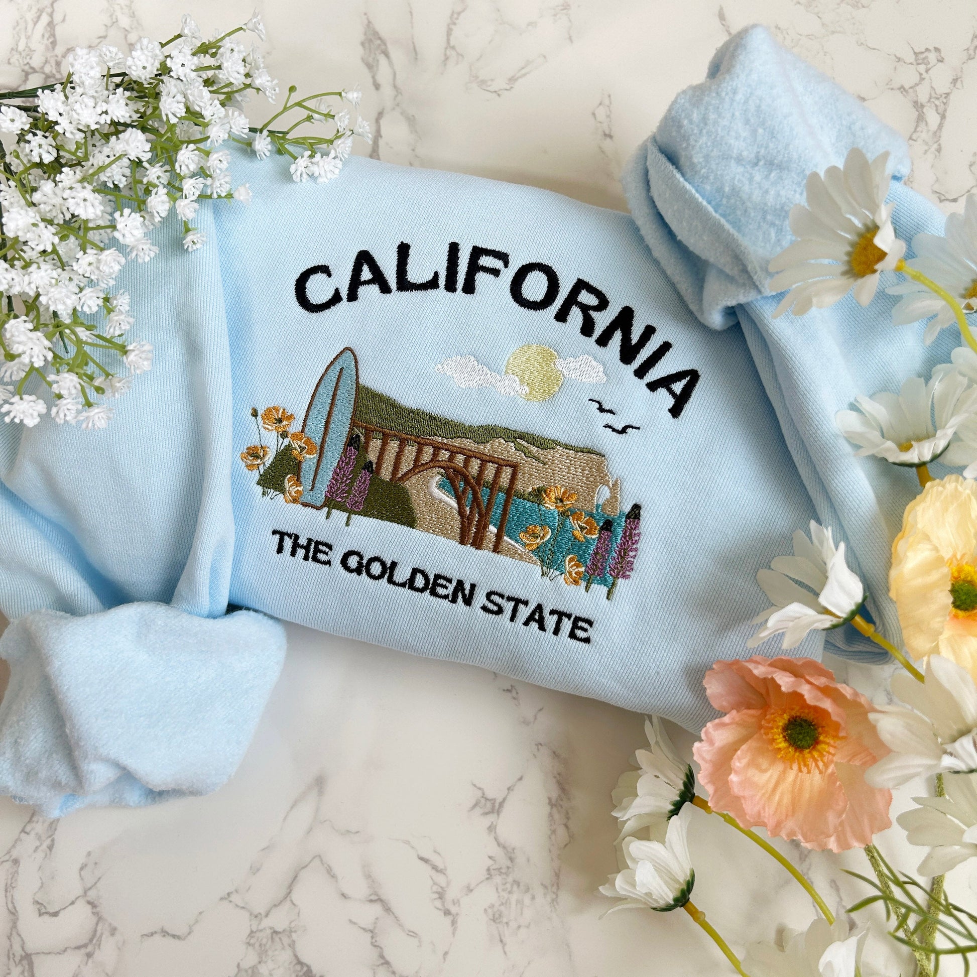 California State Embroidered Sweatshirt