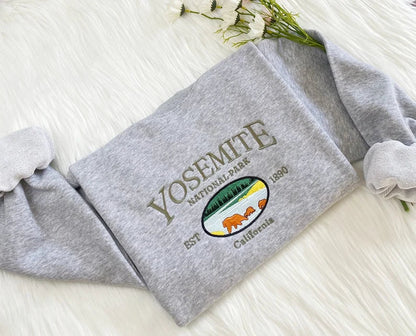 Embroidered Yosemite National Park Sweatshirt