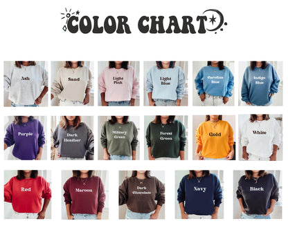 Embroidered Fall Icons Crewneck Sweatshirt: Cozy Autumn Vibes ,  Pumpkin Spice and Cozy Season