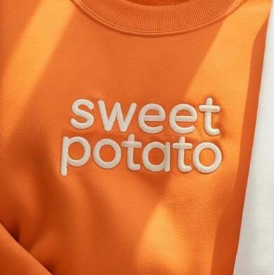 Embroidered Matching Thanksgiving Shirt, Funny Couple Shirt, Sweet Potato, Kind Of Rude Potato, Fall Season Husband Wife Gift, Humor Tee