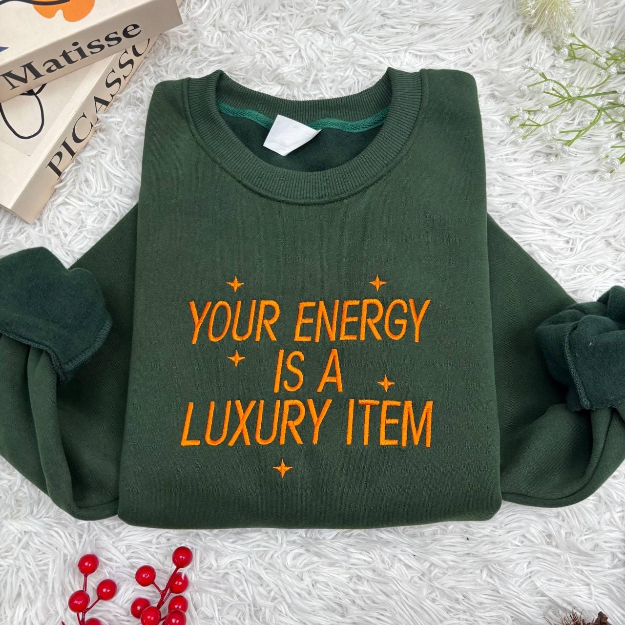 Your Energy Is Luxury Item Shirt, Embroidered Shirt, Gift For Fans, Concert Outfit Ideas, Music Lover Shirt