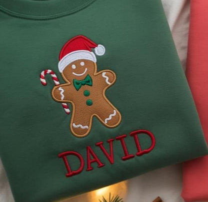 Custom Cookie Baker Embroidered Sweatshirt, Custom Name Sweatshirt, Christmas Cookie Tester Sweatshirt, Matching Family Xmas Sweater