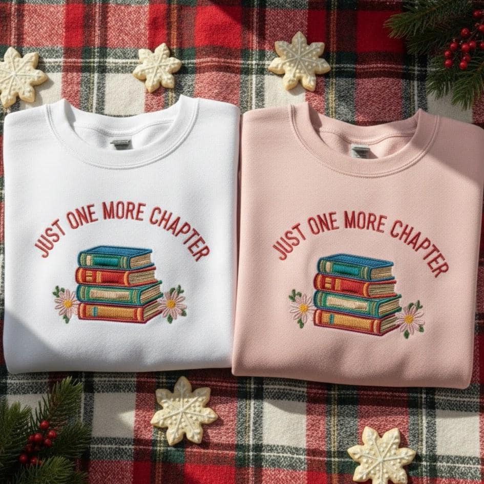 Embroidered Reading Rainbow Sweatshirt | Retro Librarian Shirt | Teacher Appreciation Crewneck | Vintage School Tee | Book Lover Gift