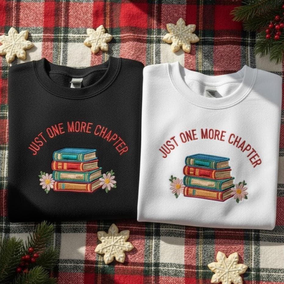 Embroidered Reading Rainbow Sweatshirt | Retro Librarian Shirt | Teacher Appreciation Crewneck | Vintage School Tee | Book Lover Gift