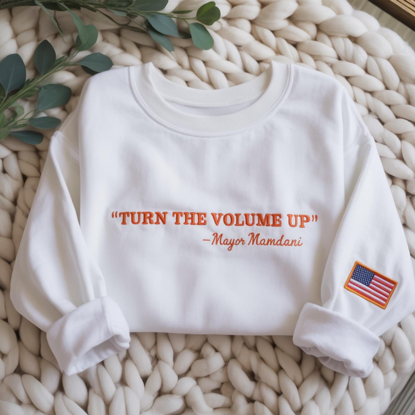 Embrodered Turn the Volume Up Shirt | Political Activism Graffiti Tee | Amplify Voices Protest Shirt | Social Justice Graphic Shirt