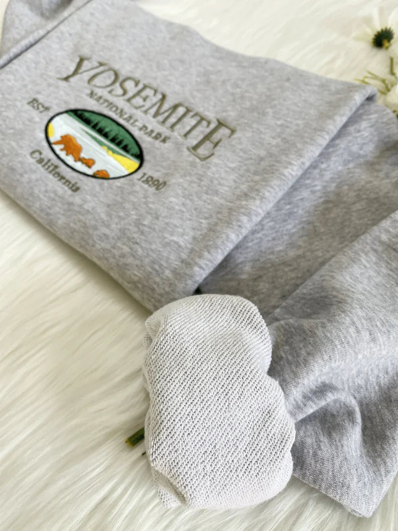 Embroidered Yosemite National Park Sweatshirt