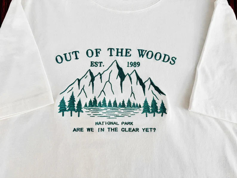 Out Of Wood Embroidered Unisex T-shirt