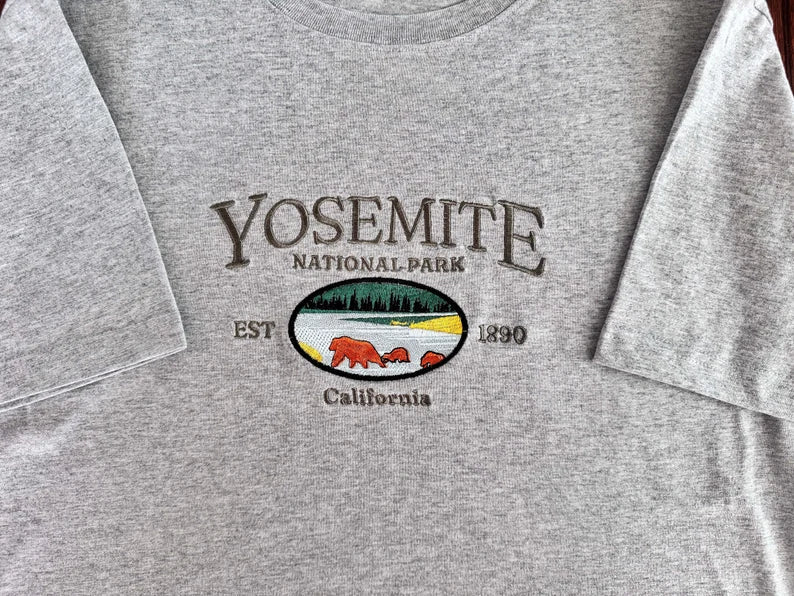 Embroidered National Park Yosemite Shirt