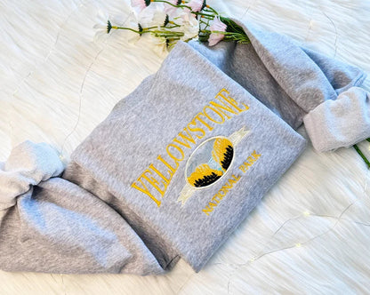 Embroidered Yellowstone National Park Sweatshirt