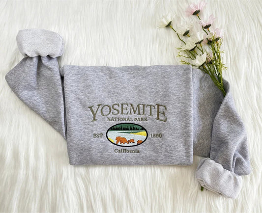 Embroidered Yosemite National Park Sweatshirt