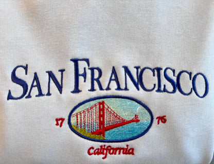 Embroidered San Francisco Sweatshirt