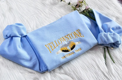 Embroidered Yellowstone National Park Sweatshirt